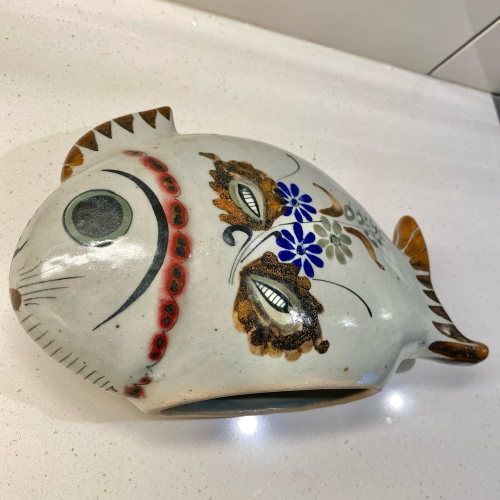 Vintage ceramic fish Handmade Mexico Collectible - Picture 10 of 15